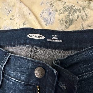 Old Navy ankle flare high rise size 0
